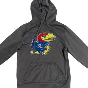 J. America Jayhawks KU Gray Hoodie